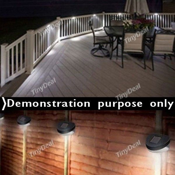 Plástico purpose Controle Luz Solar-Powered LED lâmpada