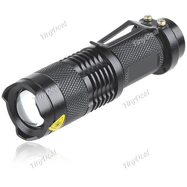Portátil 3W Mini super brilhante Zoom 1-Mode Branco Lâmpada