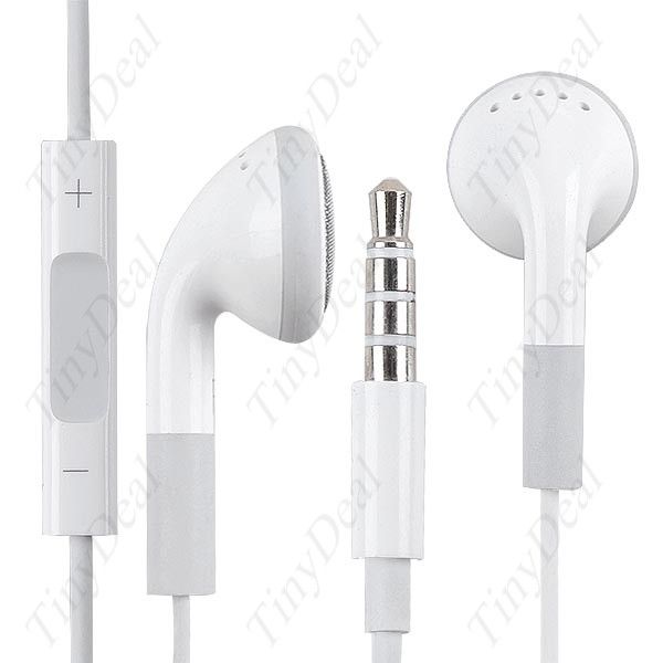 Fones de ouvido com controle de volume e microfone p/ iphone