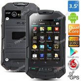 3.5 IPS tela de toque capacitiva MTK6577 2-Core Android 4.0