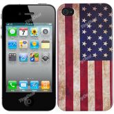 Bandeira EUA Estilo capa protetora para iPhone 4 4S