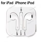 Fones de ouvido com microfone para Apple iPad iPhone iPod