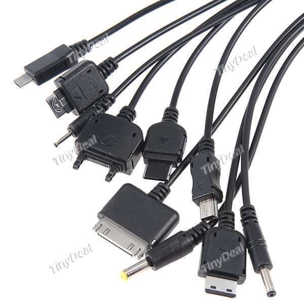 10 em 1 Universal Mobile Tablet PC carregador múltiplo