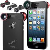 Lente Olho de Peixe Macro Wide Angle Lens para Apple iPhone5