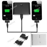 10000 mAh USB Battery Power Charger Banco com 5 adaptadores
