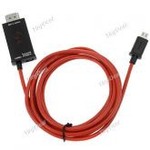 USB Macho HDMI cabo adaptador para Samsung Galaxy S3 S4