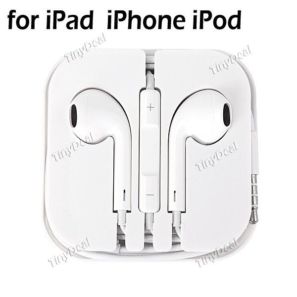 Fones de ouvido com microfone para Apple iPad iPhone iPod
