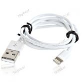Conector de 8 pinos relâmpago Data Sync e cabo dados iphone5