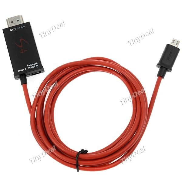 USB Macho HDMI cabo adaptador para Samsung Galaxy S3 S4