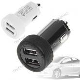 Duas portas USB Mini Carregador de carro rápido para Apple