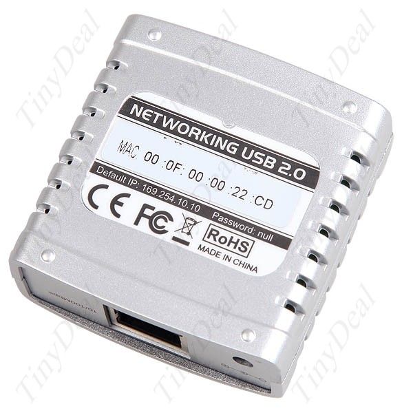 Rede USB 2.0 Server para Impressora Multifuncional